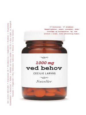 cover image of 1000 mg ved behov